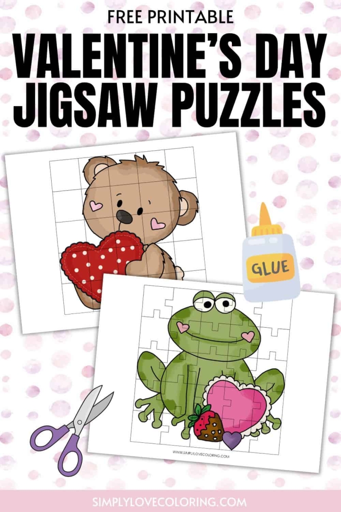 Valentine's Day themed word search puzzle for fourth graders featuring 23 related words to find and circle
