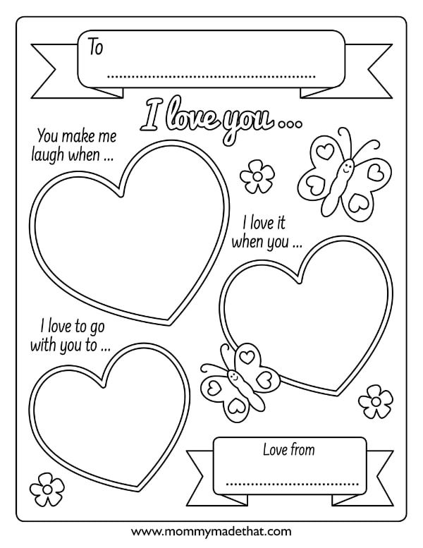 Valentine's Photo Garland worksheet showcasing a fun craft for kids in fourth grade