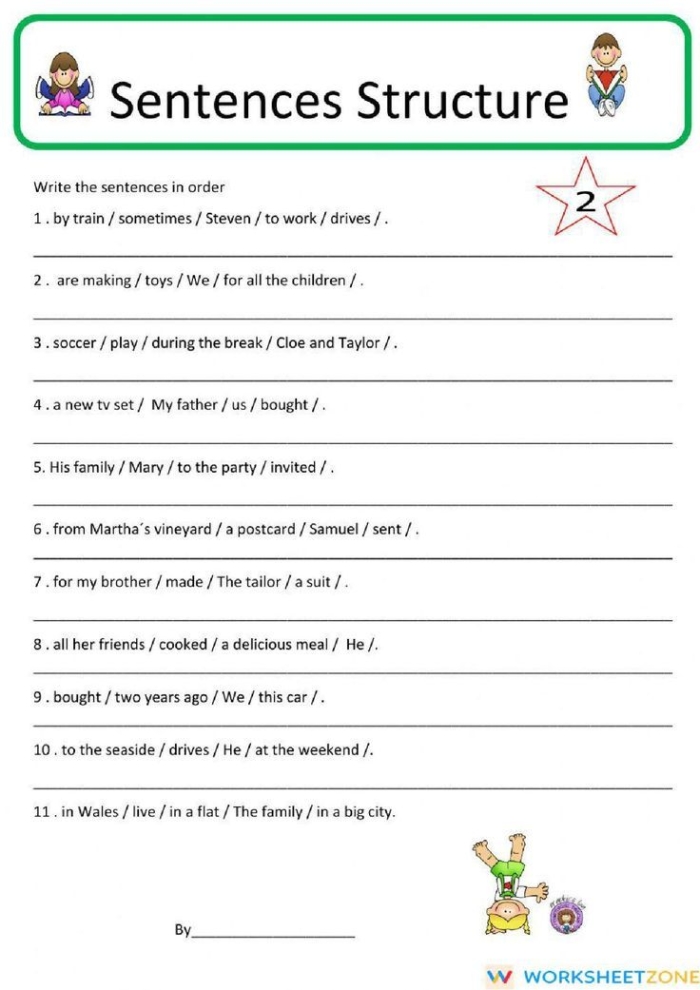 Engaging two-page worksheet to enhance sentence variety in student writing Vary Sentence Patterns worksheet for sixth graders focusing on diverse writing styles