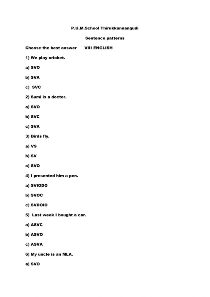 Engaging worksheet to practice diverse sentence structures for sixth graders Vary Sentence Patterns worksheet for sixth grade history students to enhance their writing skills
