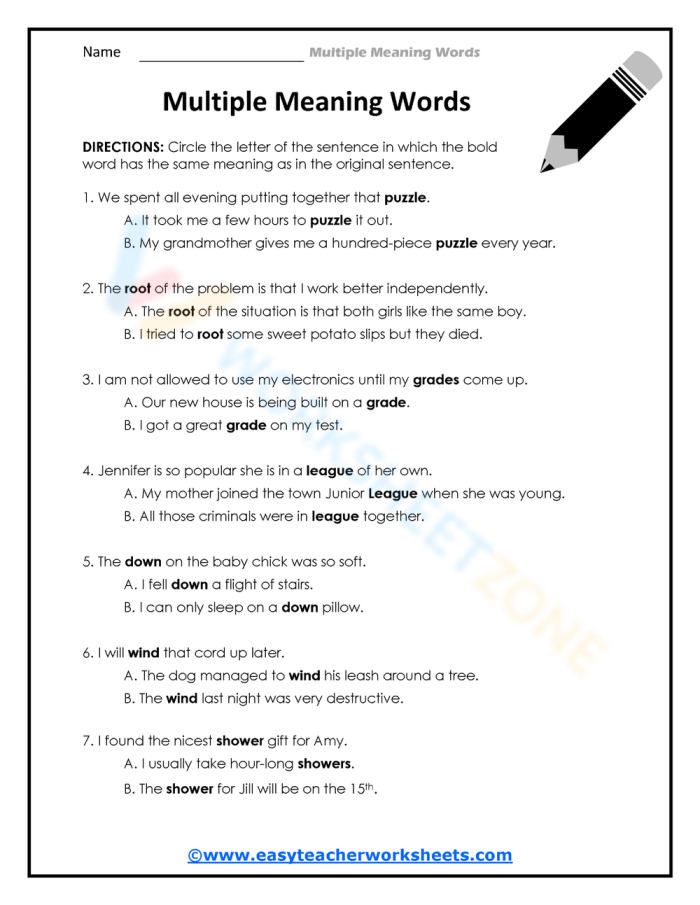 Seventh grade students ordering words by intensity levels to understand shades of meaning in vocabulary