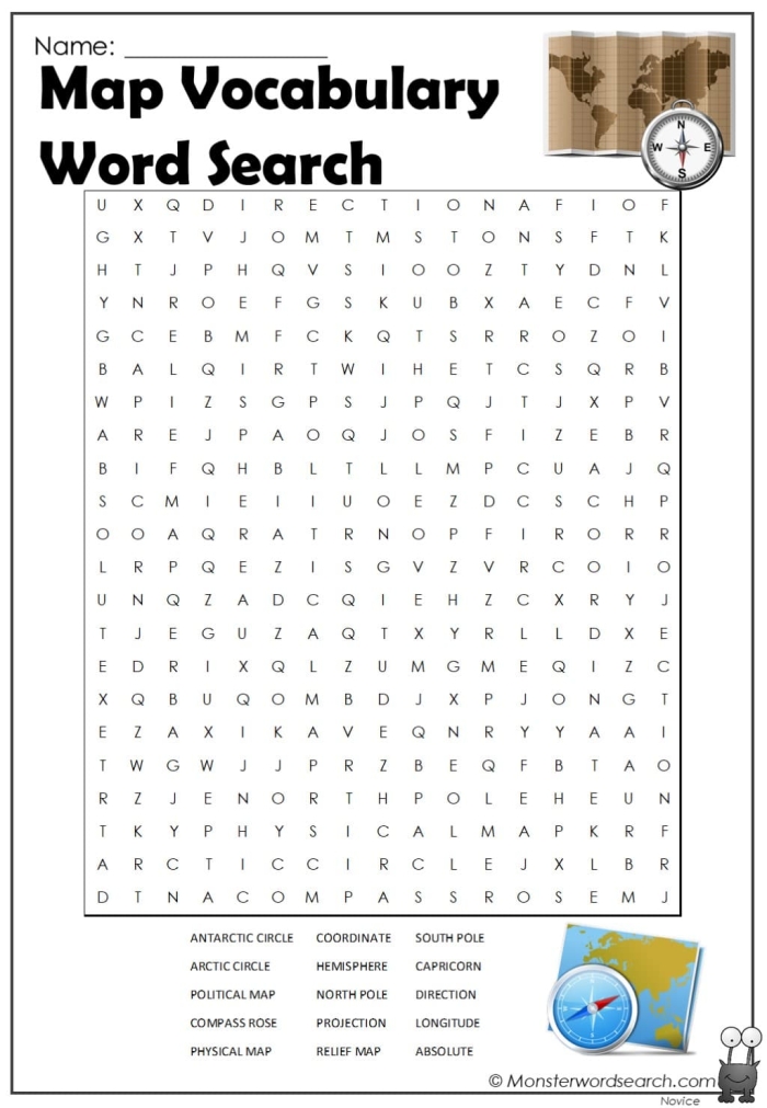 Vocabulary Connections Map worksheet designed for fourth graders to enhance vocabulary learning