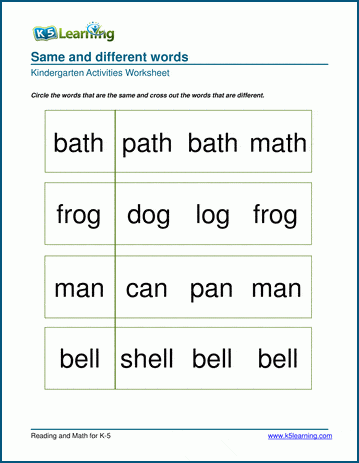 Describe the Difference Between Related Words Worksheet Image 8 Sixth grade students completing a vocabulary worksheet comparing related words and their different meanings
