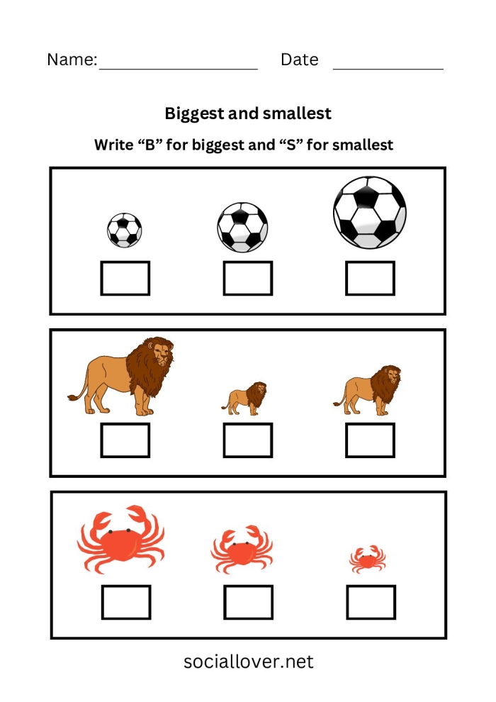 Fifth grade earth and space science worksheet comparing the volume of boxes using inequality symbols
