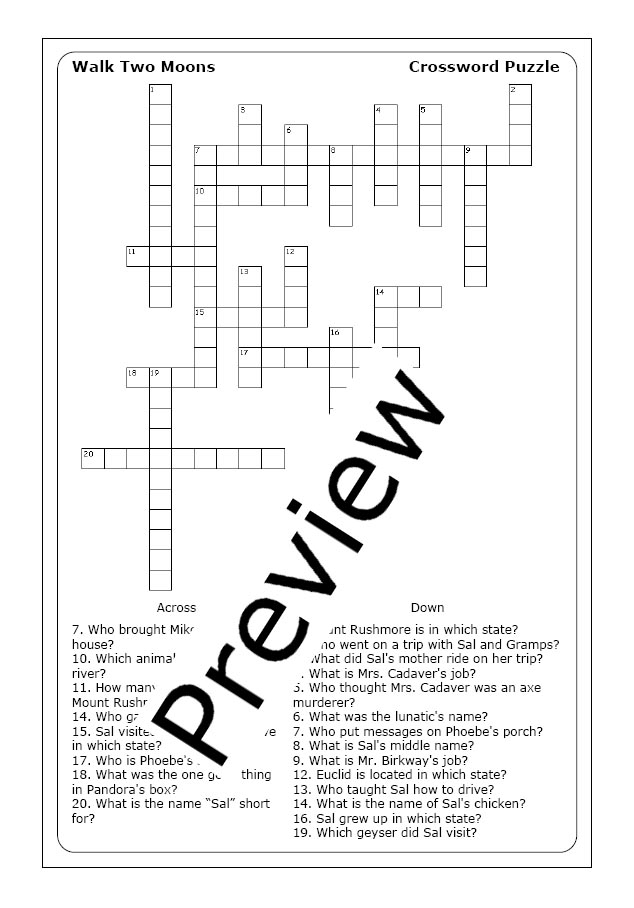 Fifth grade reading comprehension worksheet focused on analyzing narrative point of view within an excerpt from Walk Two Moons