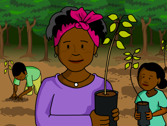 All About Wangari Maathai Reading Comprehension Activity 18 Second grade worksheet featuring a biography of environmental activist Wangari Maathai with comprehension questions for young readers
