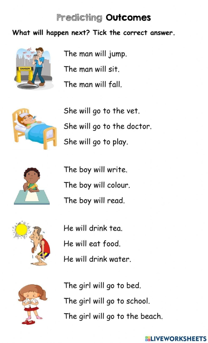 Sixth grade students completing a worksheet about the causes and outcomes of the War of 1812 with historical information and study questions