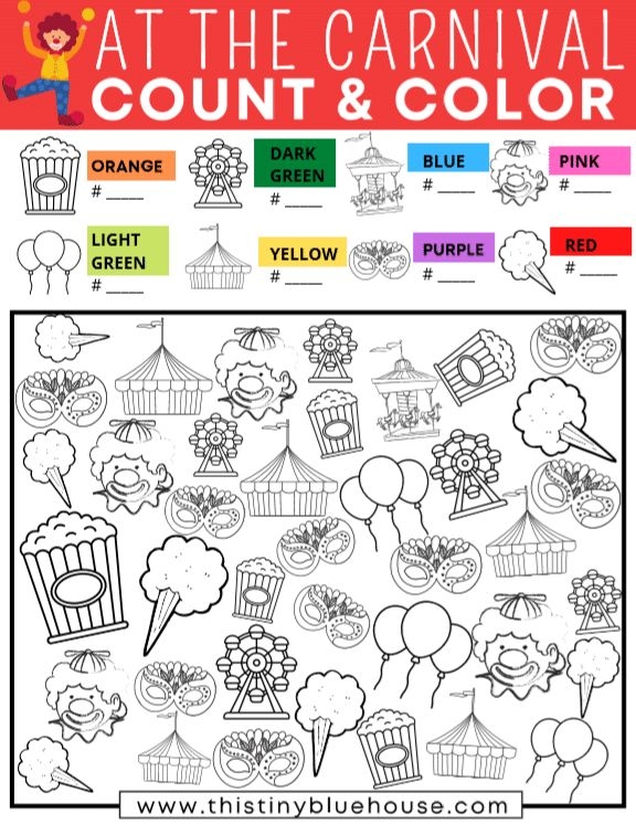 Colorful beach-themed worksheet introducing warm and cool colors for kindergarten students