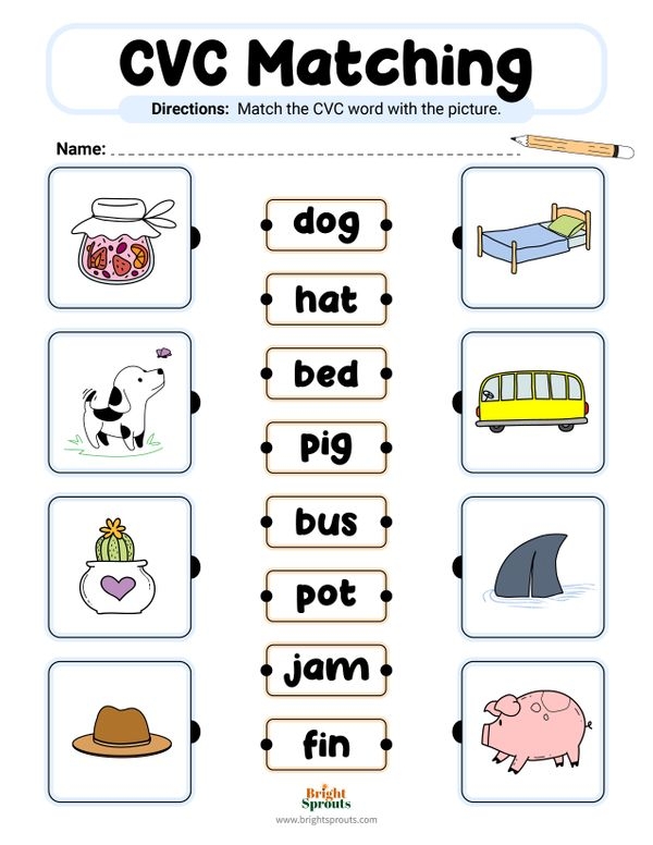 Engaging winter-themed word identification activity for young learners Matching worksheet for warm winter words with images for kindergarten readers