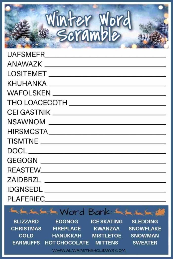 Engaging worksheet featuring winter-themed pictures and vocabulary for kids Warm Winter Words matching worksheet for kindergarten reading practice
