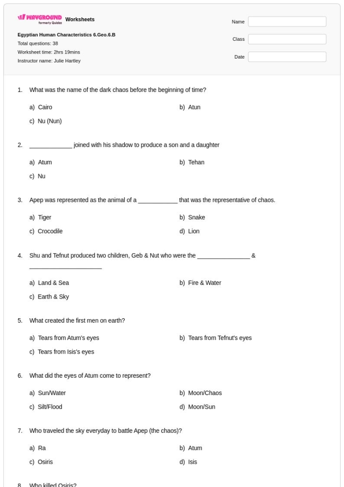 Detailed worksheet for sixth graders on the characteristics of waves in physical science