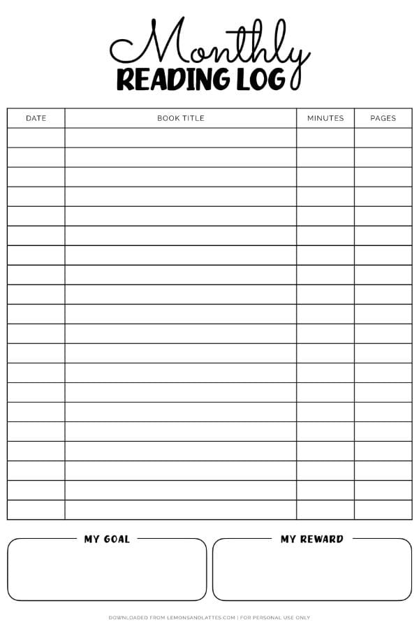 Printable weekly reading log worksheet for second grade classroom reading practice Second grade student filling out a weekly reading log worksheet for tracking daily literacy progress