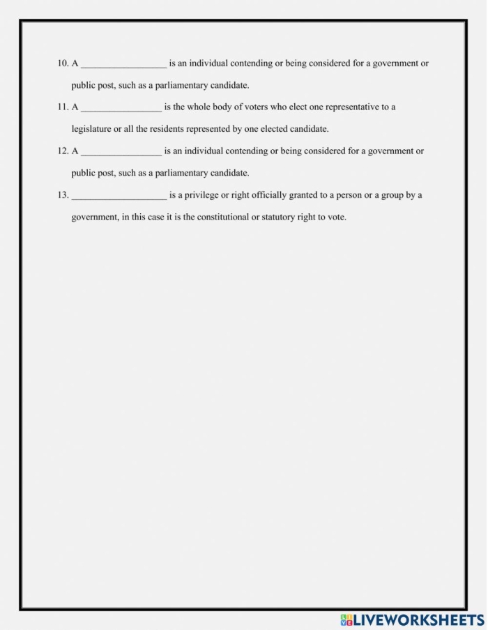What Is an Election worksheet for second grade social studies lesson 19 Second grade students practicing civic knowledge on a What Is an Election worksheet