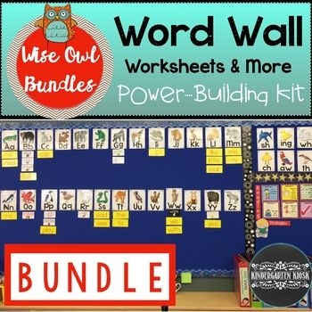 Children engaging in a word wall game to find words that fit the clues