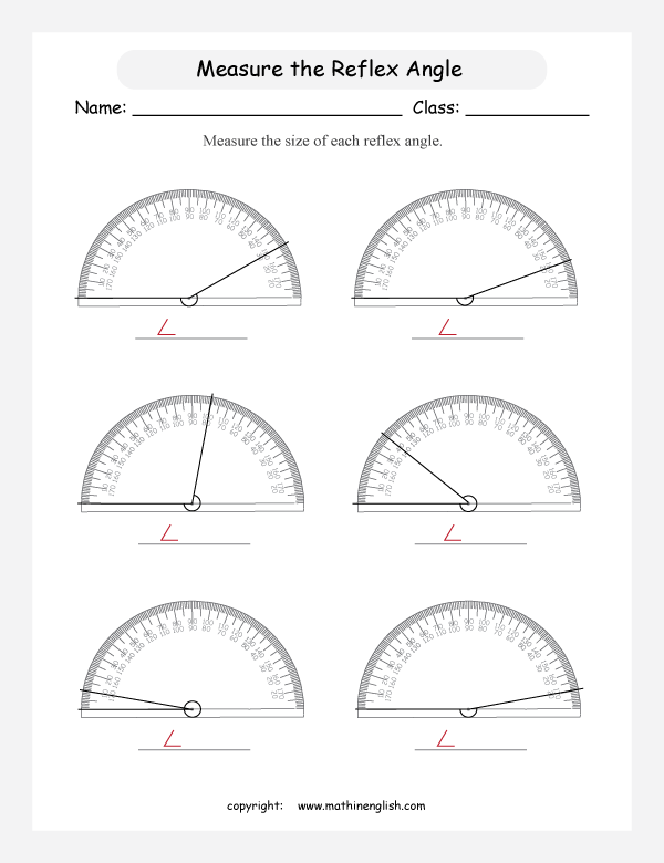 Geometry worksheet for Fourth Grade Worksheet for fourth graders focused on finding missing angles in geometry. What's the Angle? challenge for students to apply their angle knowledge.