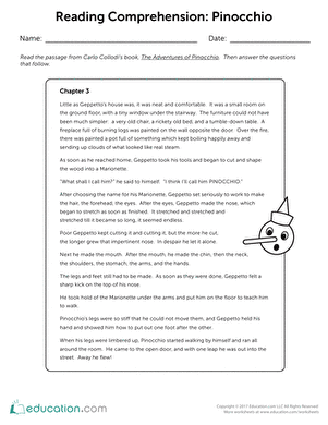 A seventh grade worksheet featuring a literary analysis task based on a passage from Jack London's White Fang