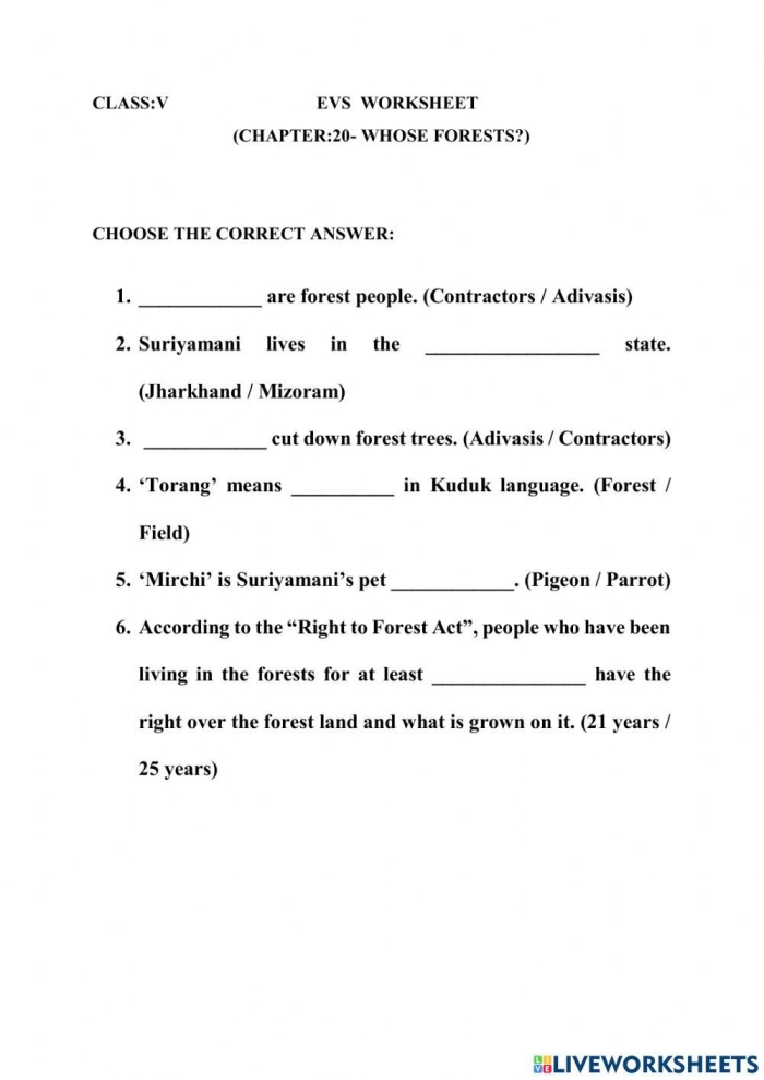 Worksheet featuring matching activities related to woodland animals for kindergarten kids