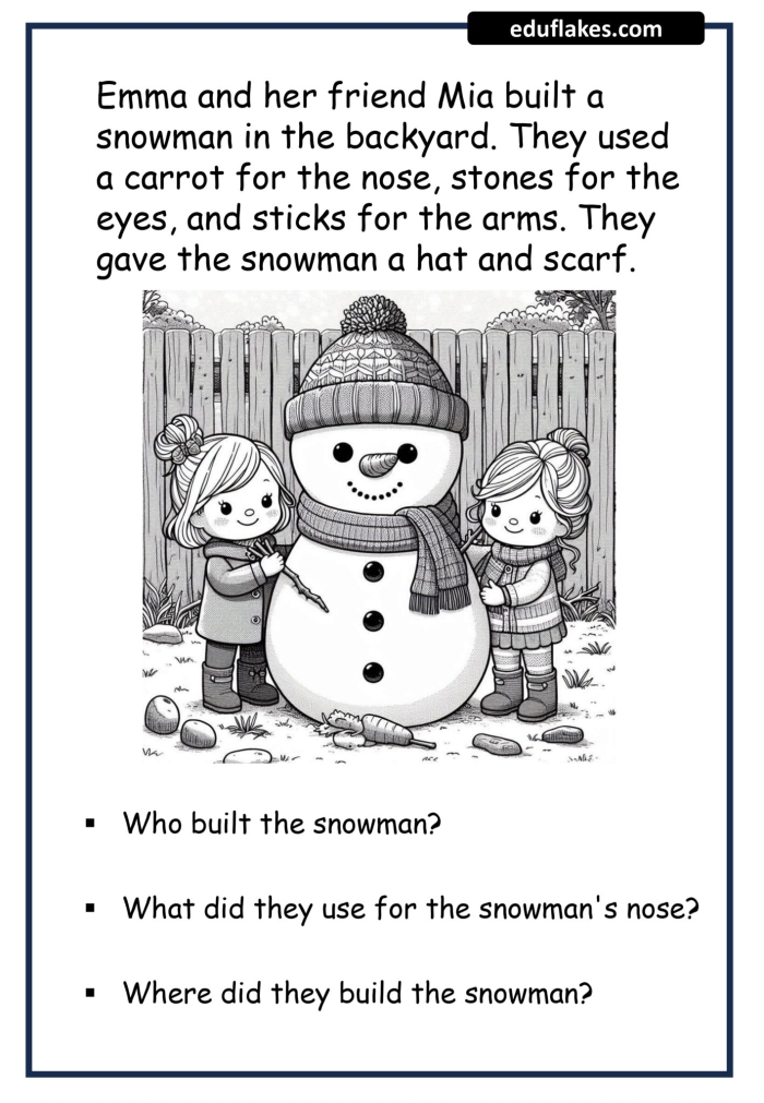 Fractions worksheet for First Grade Graphic organizer for first graders to identify characters, setting, and events in a story. Who, What, Where worksheet for understanding fiction narratives.