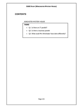 Comprehension activity related to the history of the Winchester Mystery House Worksheet featuring comprehension questions about the Winchester Mystery House for fifth graders