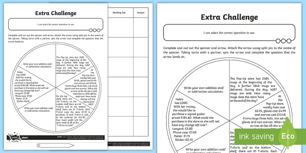 Third grade students solving winter themed multi-step mixed operations word problems with fractions worksheet 24