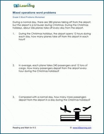 Winter-themed worksheet for third graders featuring multi-step word problems with fractions