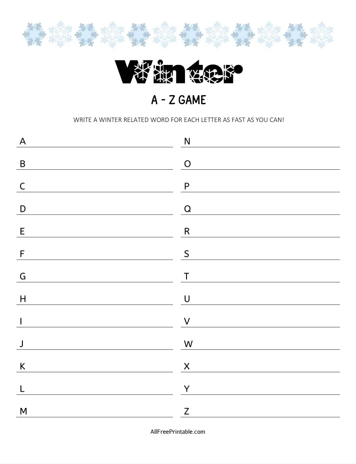 Winter synonyms matching worksheet for third graders