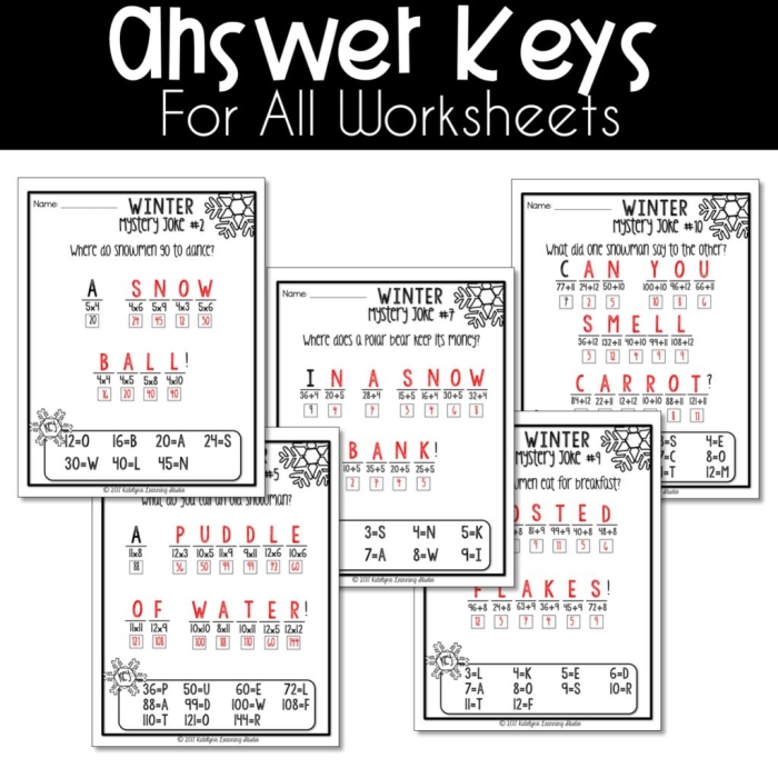 Winter-themed multiplication and division word problems for fourth graders