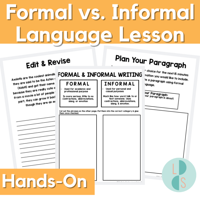 Worksheet on Winter Writing: Exploring Formal vs. Informal Styles Winter-themed writing worksheet for sixth graders focusing on formal and informal styles