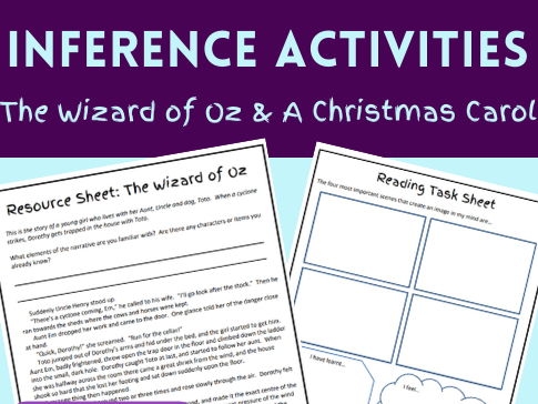 Reading Comprehension worksheet featuring "The Wonderful Wizard of Oz" for fifth graders