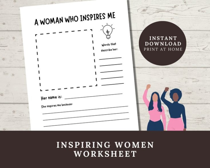 Women Who Dared to Dream Poster for Pre-K numbers and counting activities Illustration of the Women Who Dared to Dream poster highlighting influential women in history for a counting worksheet