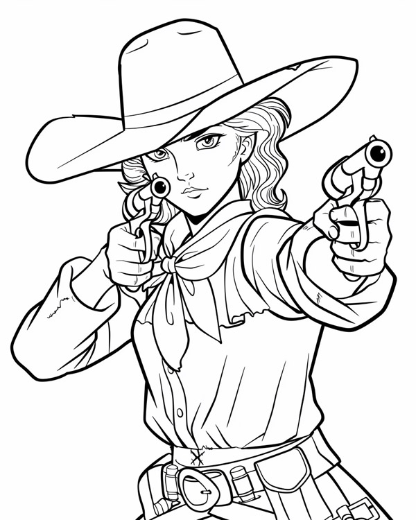 Annie Oakley worksheet highlighting her contributions as a sharpshooter in the Wild West