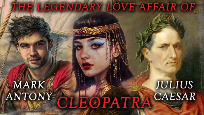 Portrait of Cleopatra, the influential queen of Egypt known for her relationships with Julius Caesar and Mark Antony