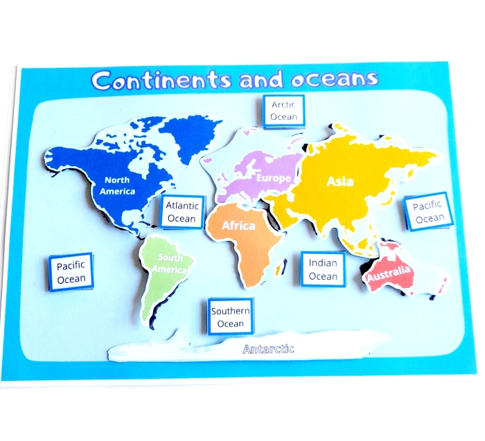 World Oceans Data and Graphing Worksheet Number 25 Fourth grade student worksheet featuring data analysis and graphing activities about the five major world oceans