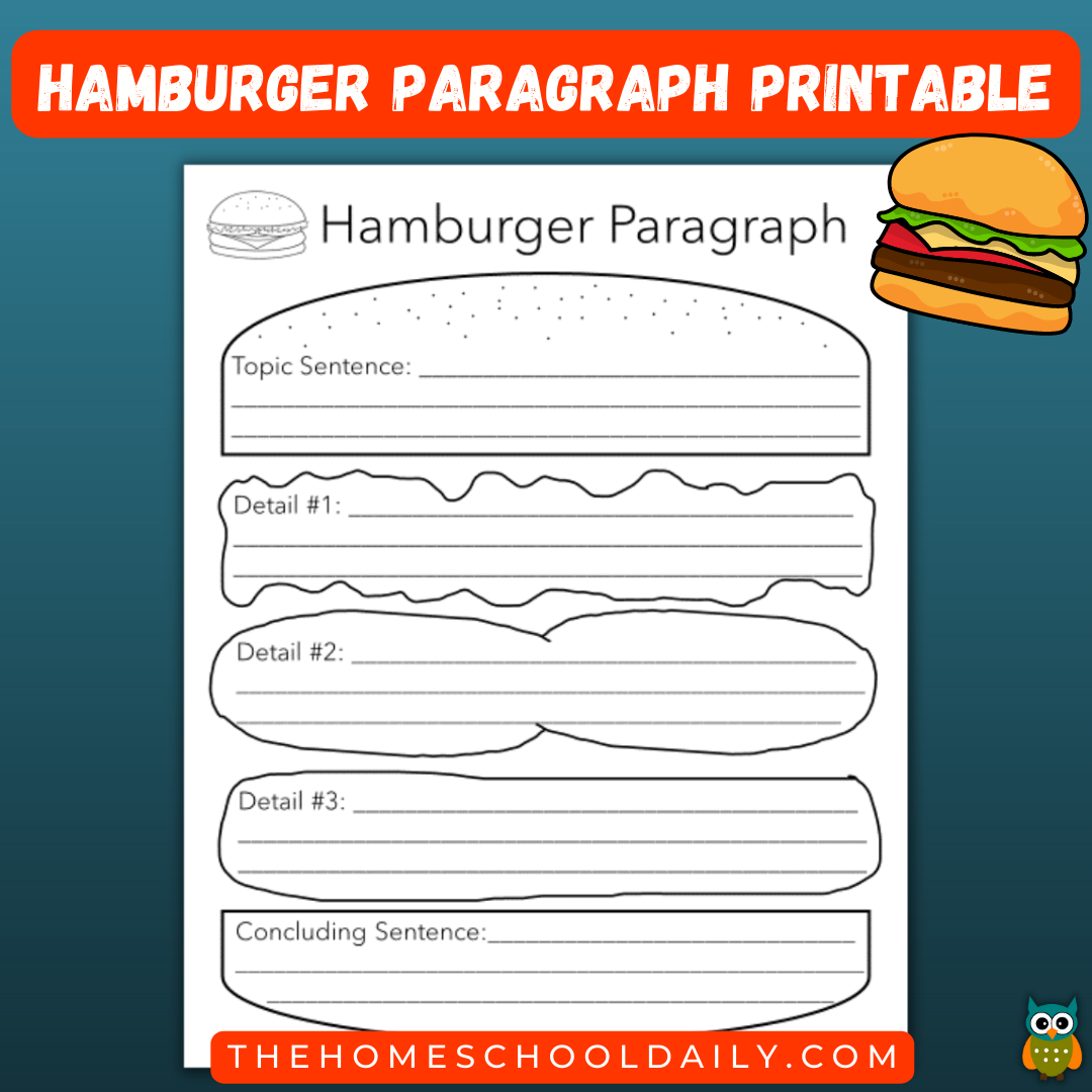 Worksheet featuring paragraph writing prompts for second graders