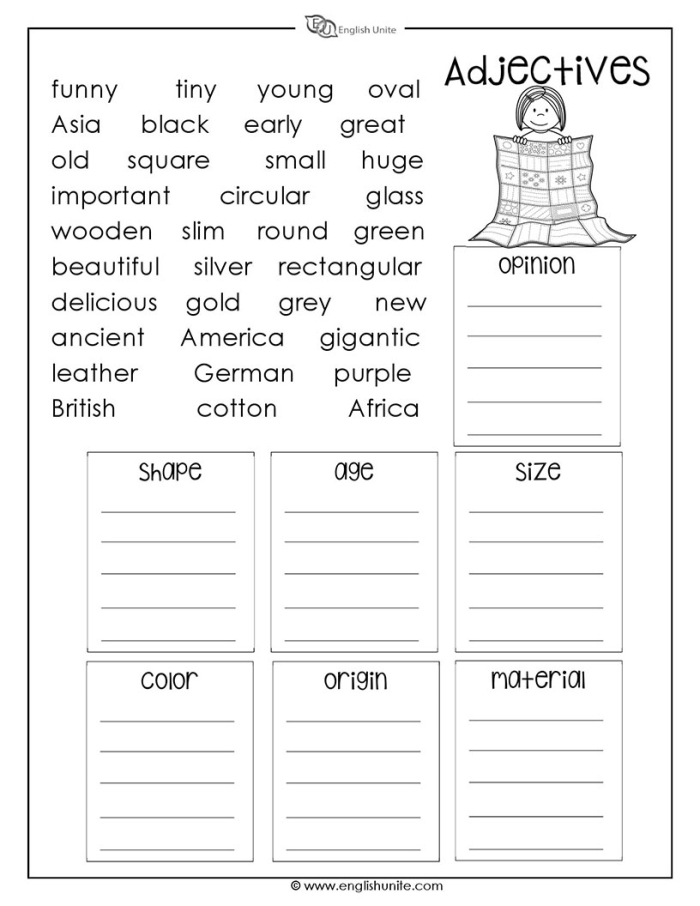 Engaging exercise comparing sentences with and without sensory words Writing With Adjectives worksheet for third graders focusing on sensory language
