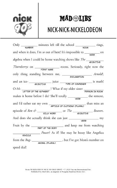 Zoo Mad Libs Activity Sheet 17 for Elementary Grammar Practice Second grade students filling in blanks on a zoo-themed Mad Libs worksheet to practice parts of speech and create silly stories