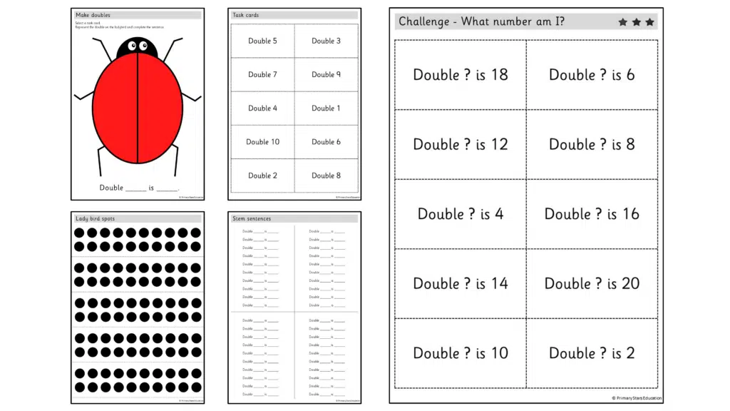 Place Value worksheet for First Grade 0–9 Digit Cards worksheet for First Grade