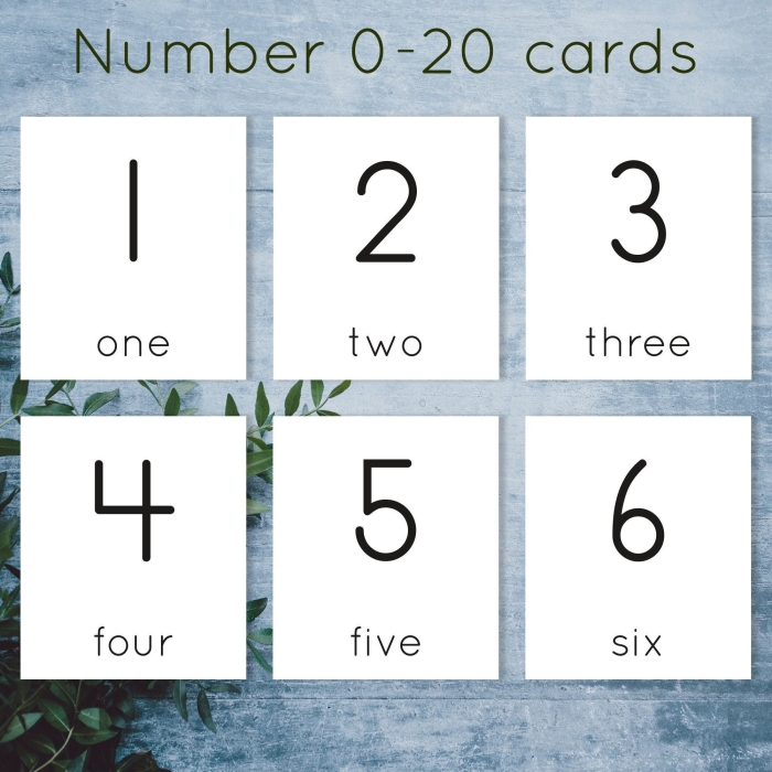 Place Value worksheet for First Grade 0–9 Digit Cards worksheet for First Grade