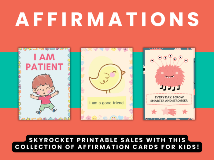 Sixth grade student working on Create Your Own Affirmation Cards worksheet focused on fractions