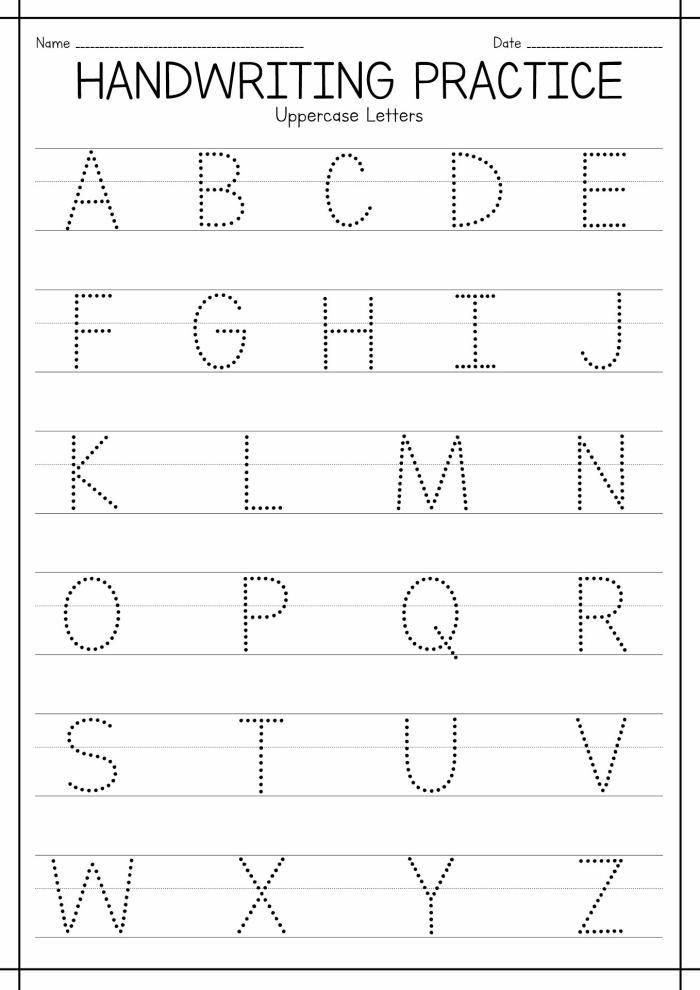 Alphabet Practice: S worksheet for young learners Tracing and writing activities for the letter S in a Pre-K worksheet