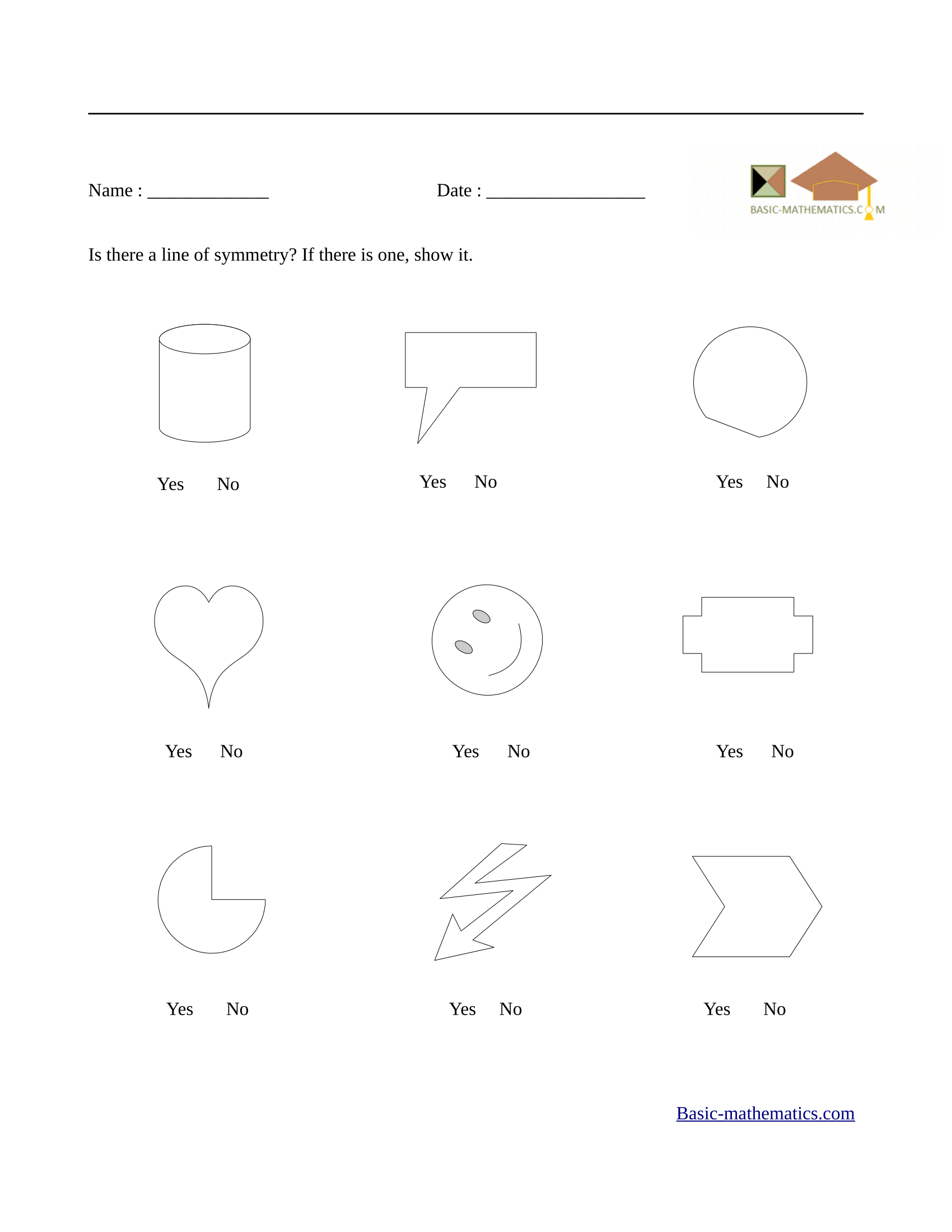 Third grade students practicing lines of symmetry on letters in an Alphabet Symmetry worksheet