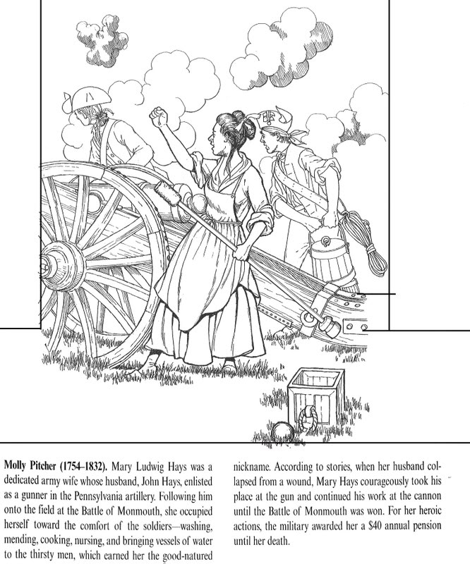 Coloring page for young learners about the Revolutionary War, image 18 in the alphabet category Second grade Revolutionary War coloring worksheet featuring American history themes