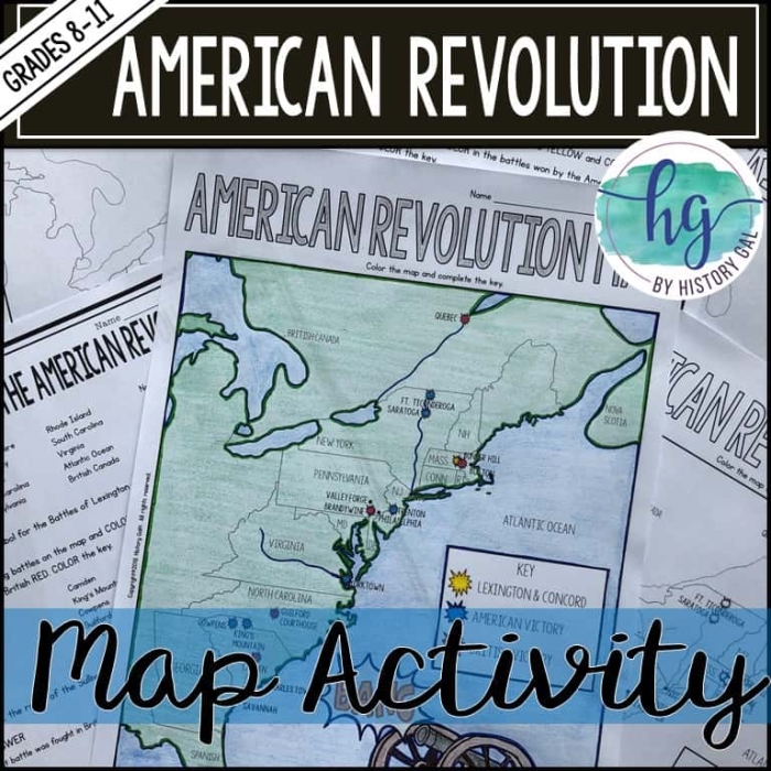 American Revolution Battles quiz for fifth graders focusing on dates and battle details, image 7 Fifth grade worksheet on key battles of the American Revolution with dates and operations