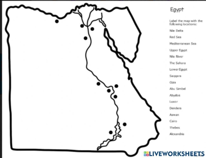 Third grade worksheet featuring activities on ancient Egypt including a quiz and word search