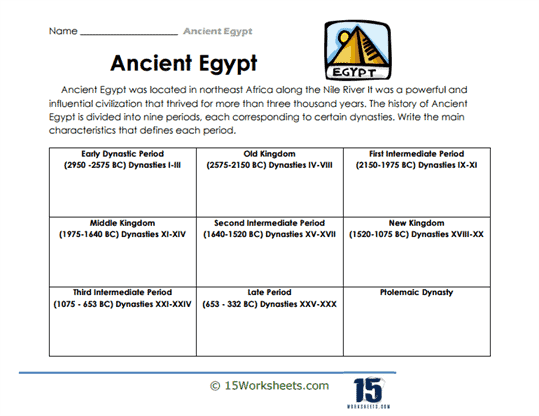 Third grade All About Ancient Egypt worksheet featuring a word search and quiz activities
