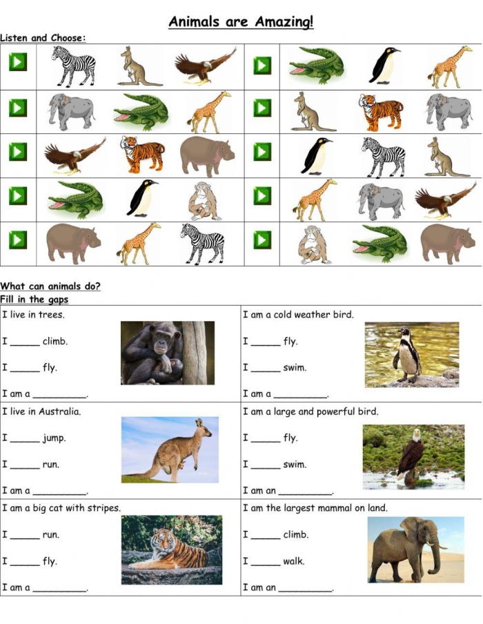 Animal word search worksheet featuring mammals for second graders
