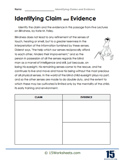 Fourth grade student worksheet showing an argument writing prompt about homework with lines for claiming a position and supporting reasons