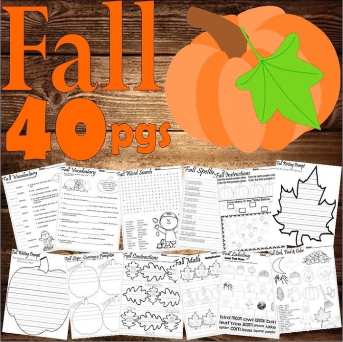 Autumn-themed spelling challenge for second graders to practice correct word choices Second Grade Autumn Spelling worksheet with a fun word selection activity