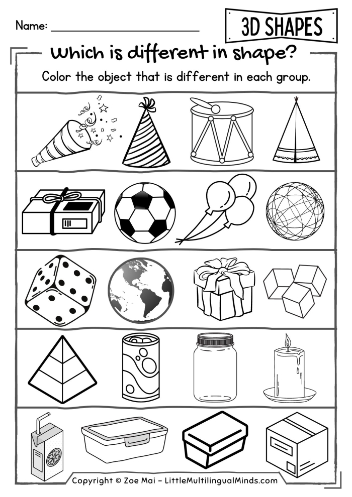 Engaging Color and Count worksheet featuring basic shapes for young learners Colorful Basic Shapes worksheet designed for kindergarten students to enhance their geometry skills