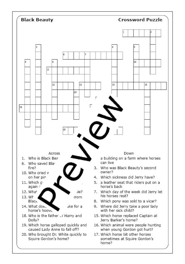 Worksheet 14 for Black Beauty reading and fraction practice in fifth grade Fifth grade fractions worksheet with a Black Beauty reading comprehension passage